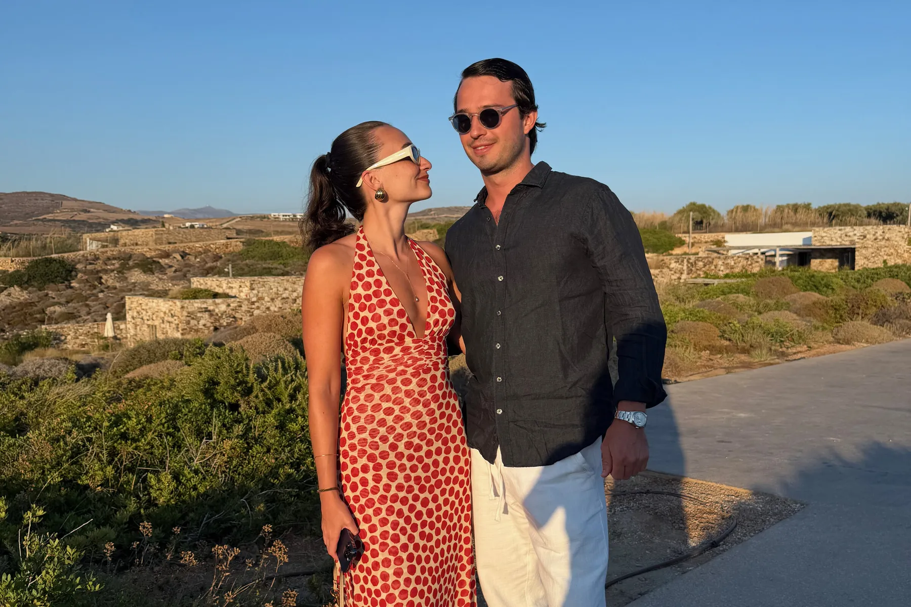 Lisa-Nil and Jules, Antiparos, August 2026
